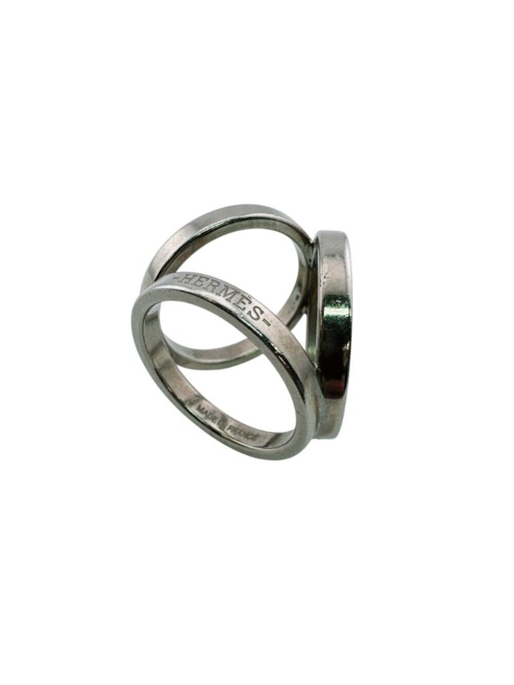 ★SOLD★ Hermes Trio Scarf Ring - Picture 3 of 6